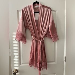 Velvet robe - Ella Winston - Handmade OSFA NWT